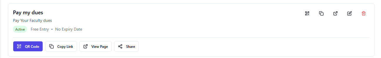 Where to find QR code button